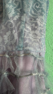 Vintage 1950s Dusty Lilac Lace & Tulle Evening Dress