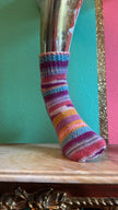 Multicolor Striped Acrylic Knit Socks – Made in Tuscany