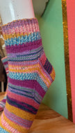 Multicolor Striped Acrylic Knit Socks – Made in Tuscany