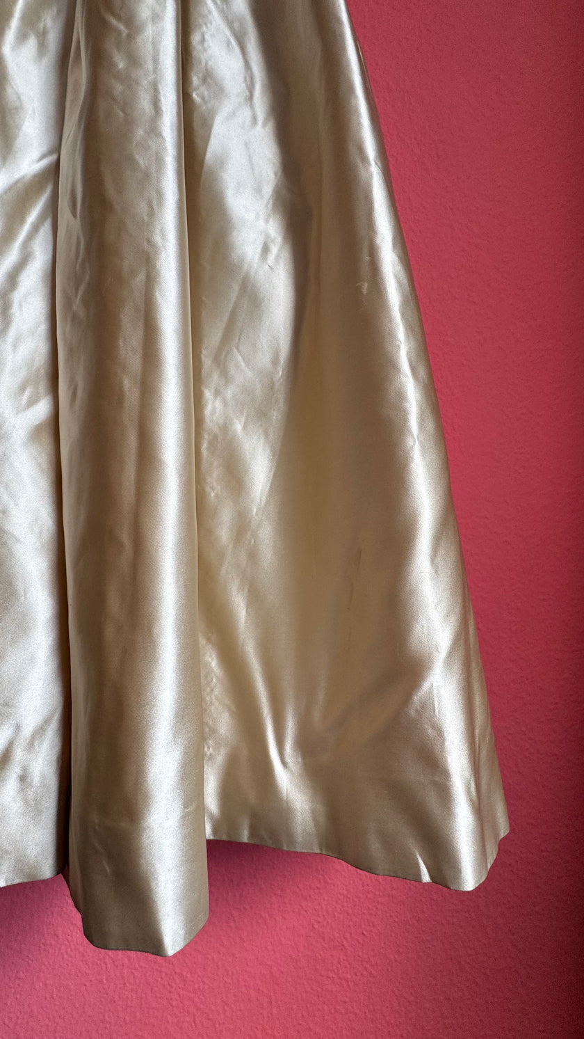 Trixi Schober Boutique Wien Champagne Beaded Evening Dress