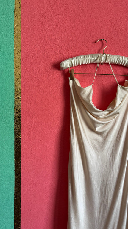 Vintage Calvin Klein Silk Bias-Cut Slip Dress / Nightgown