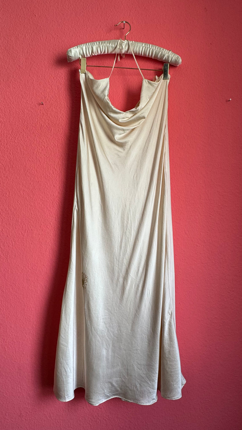Vintage Calvin Klein Silk Bias-Cut Slip Dress / Nightgown