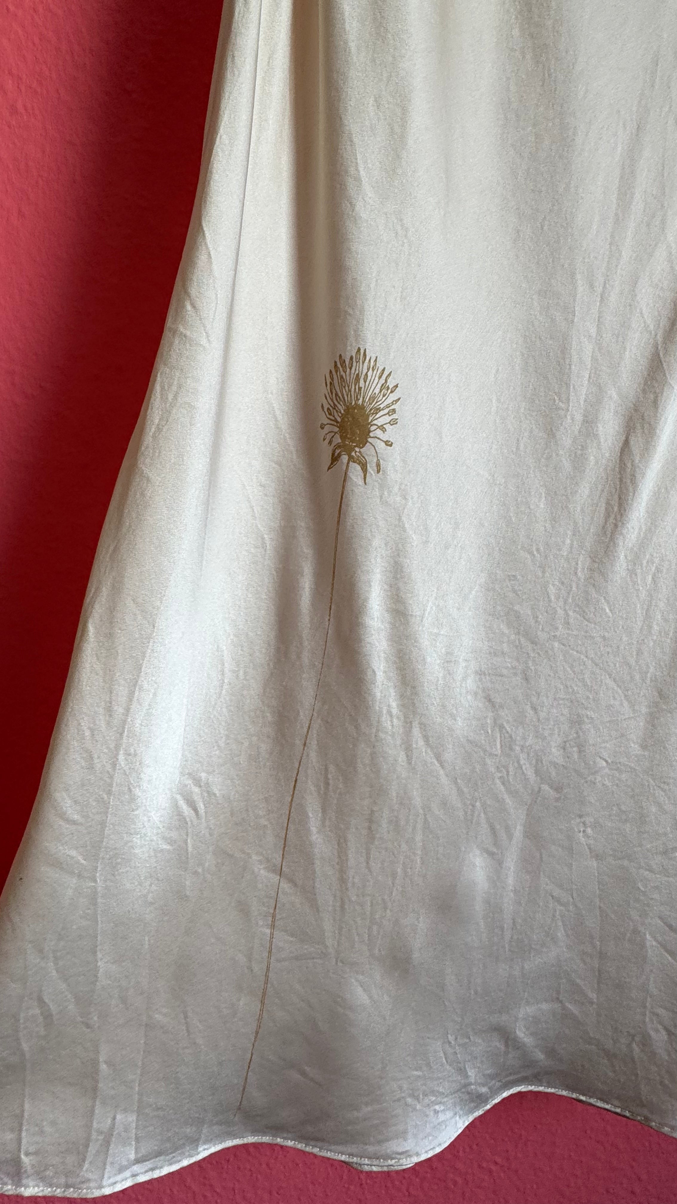 Vintage Calvin Klein Silk Bias-Cut Slip Dress / Nightgown