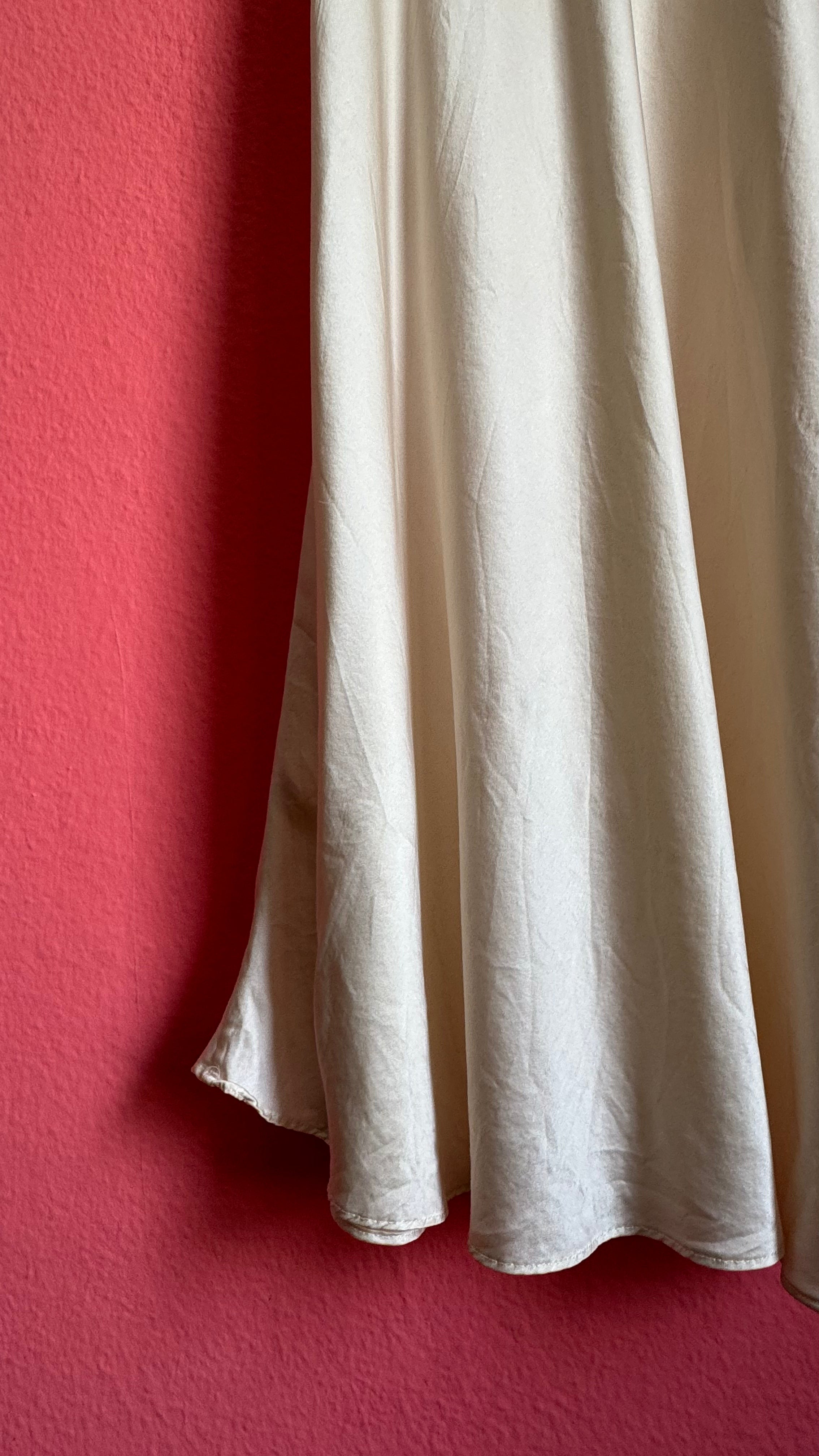 Vintage Calvin Klein Silk Bias-Cut Slip Dress / Nightgown