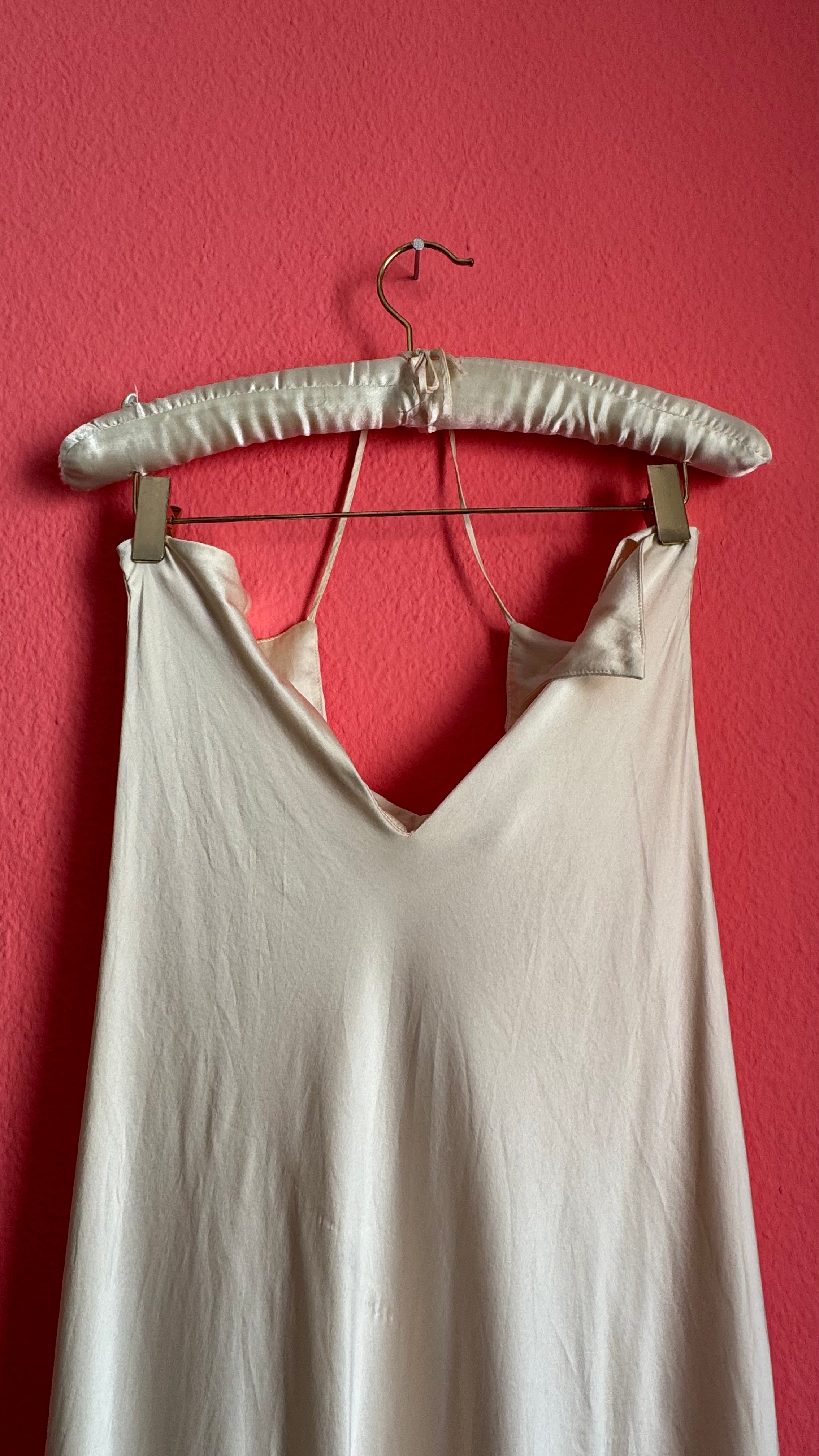 Vintage Calvin Klein Silk Bias-Cut Slip Dress / Nightgown