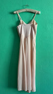 1990s Blush Pink Lace Slip Dress