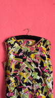 Vintage Rock ’n’ Roll Novelty Print Sleeveless Top