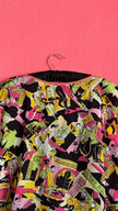 Vintage Rock ’n’ Roll Novelty Print Sleeveless Top