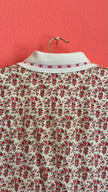 Vintage Burberrys Of London Floral Belted Shirt Dress