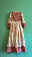 Vintage Die Schöne Münchnerin Trachten Silk Blend Dress