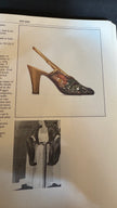 1930s Salvatore Ferragamo's Creations Floral Lace Evening Pumps For Lord & Taylor