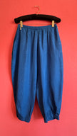 1980s Cobalt Blue Blouse And Trouser Set