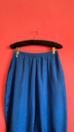 1980s Cobalt Blue Blouse And Trouser Set