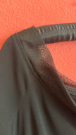 1990s Black Tahari Minimalist Maxi Dress