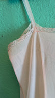 Vintage 1950s Pale Pink Lace Slip Dress