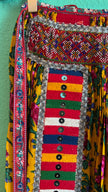 Vintage 1970s Embellished Folk Apron Skirt