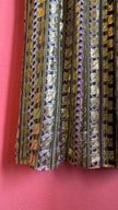 Vintage Temperley 1970s Metallic Geo Maxi Dress