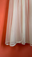 Vintage 1970s Sheer White Lace Peignoir Robe