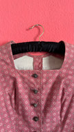 Vintage 1970s Dusty Rose Tracht Spenzer/Bodice