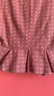 Vintage 1970s Dusty Rose Tracht Spenzer/Bodice