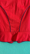 Vintage 1980s Red Polka Dot Tracht Spenzer by Kuhnen Modell