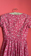 Vintage 1970s Pink Floral Tracht Dress by Z Vom Tegernsee