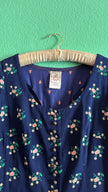 Vintage 1980s Navy Floral Dirndl Dress by Salzburger Trachten