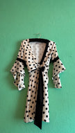 2000s Ivory Polka Dot Wrap Dress by Liu Jo
