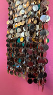 Vintage Paco Rabanne Gold Disc Chainmail Dress