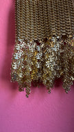 Rare 1967 Paco Rabanne Aluminium And Gilt-Metal Gladiator Mini Dress
