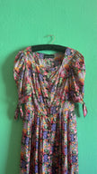 Vintage 1980s Floral Button-Front Maxi Dress by Berwin & Wolff