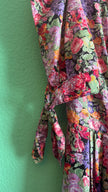 Vintage 1980s Floral Button-Front Maxi Dress by Berwin & Wolff