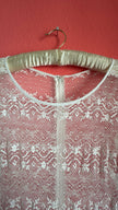 Vintage 1980s Ivory Lace Chiffon Bridal Maxi Dress