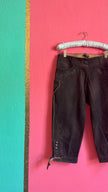Vintage 1990s Brown Suede Tracht Knickerbockers by Stickerpoint
