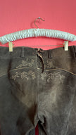 Vintage 1990s Brown Suede Tracht Knickerbockers by Stickerpoint