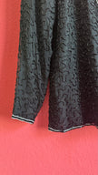 Vintage 1980s Black Silk Beaded Evening Jacket