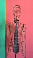 Vintage 1980s Silk Geometric Tie and Women’s Belt Made in Italy