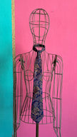 Vintage 1980s Italian Silk Paisley Tie and Women’s Belt Made in Italy