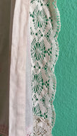 Vintage 1970s Folk Embroidered Blouse And Apron Set