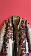 Vintage Transylvanian Embroidered Folk Coat With 1895 Detail