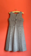 Vintage 1960s André Courrèges Light Blue Sleeveless Knit Dress