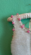 Vintage 1960s André Courrèges Ivory Beaded Top And Skirt Set