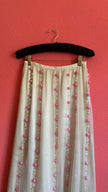 Vintage 1960s André Courrèges Ivory Beaded Top And Skirt Set