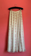 Vintage 1960s André Courrèges Ivory Beaded Top And Skirt Set