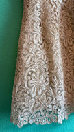 Vintage 1960s Ivory Lace Shift Dress