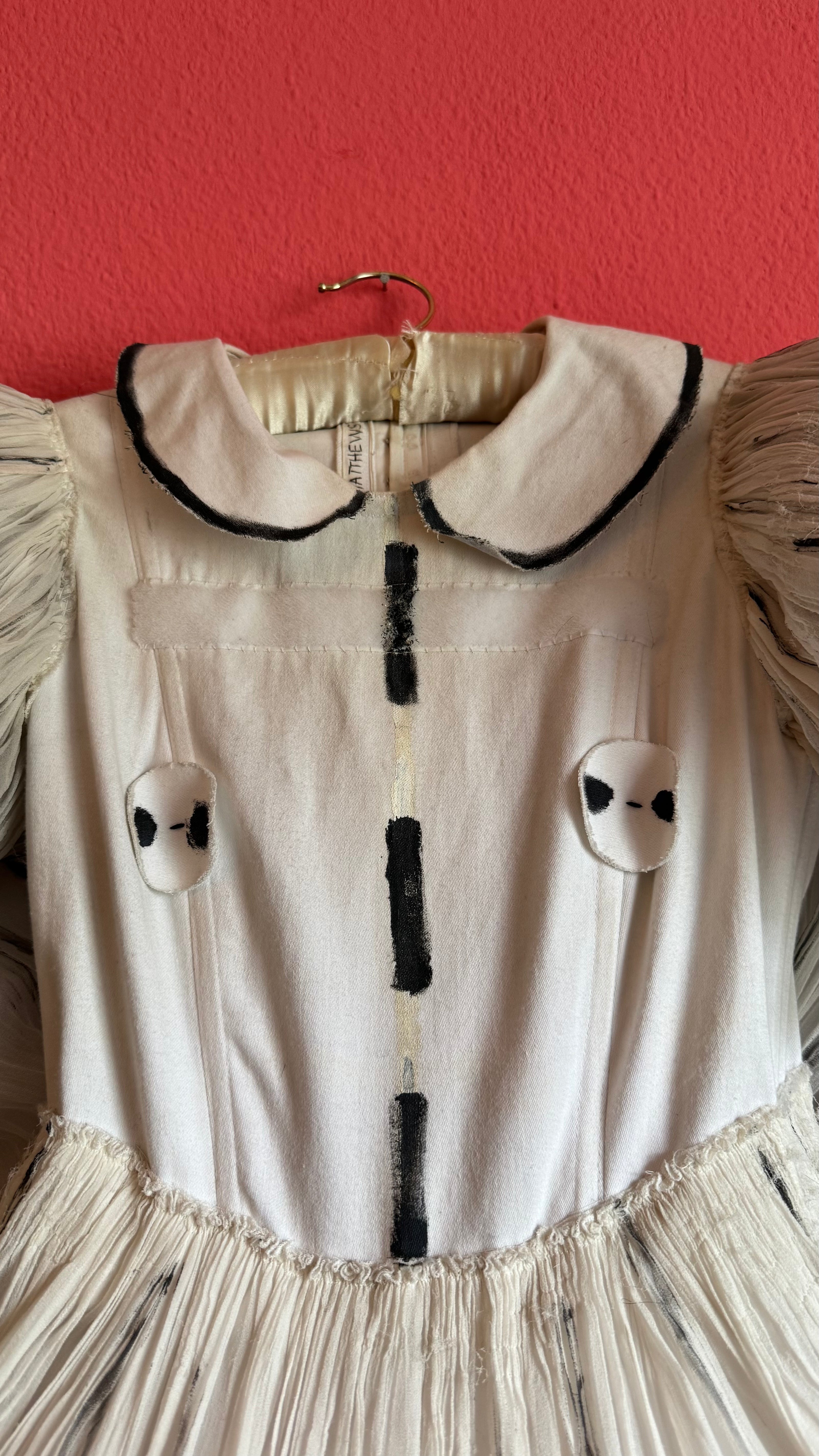 Vintage Alice In Wonderland Child’s Silk Costume Dress