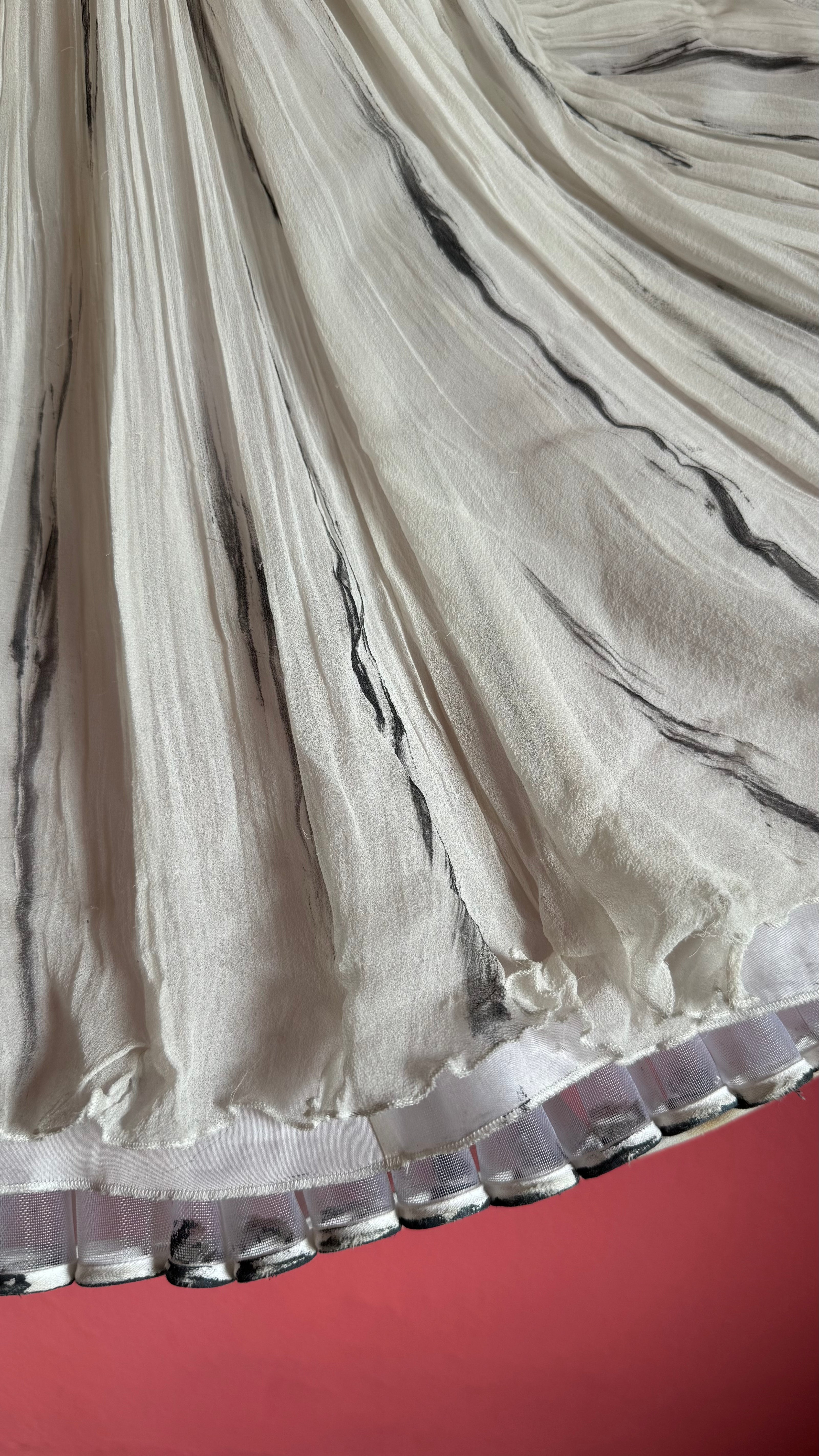 Vintage Alice In Wonderland Child’s Silk Costume Dress