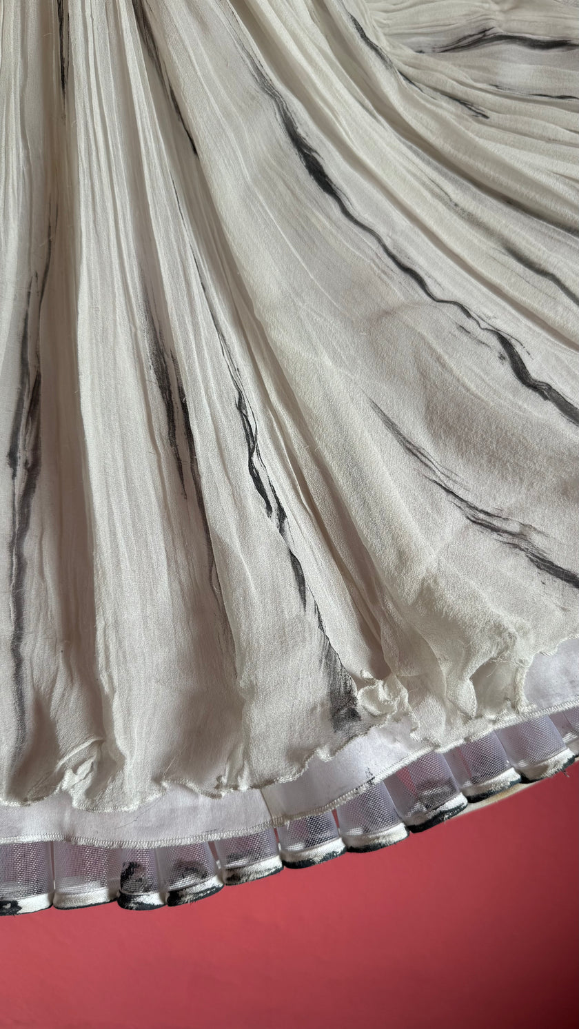 Vintage Alice In Wonderland Child’s Silk Costume Dress