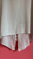 Vintage 1990s Ritmo Di Perla Ivory Crochet Panel Blouse