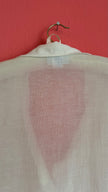 Vintage 1990s Ritmo Di Perla Ivory Crochet Panel Blouse